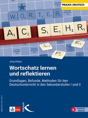 cover image of Wortschatz lernen und reflektieren